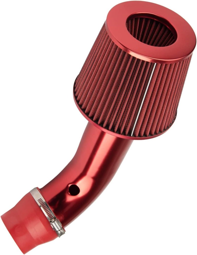 AUTOSITY Cold Air Intake Kit, Universal 3" Cold Air Intake, Upgraded Air Intake System Kit - Red - Image 5
